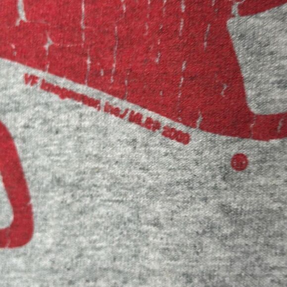 Vintage Y2K Boston Red Sox MLB Big Socks Logo XL Gray T Shirt Short Sleeve 2000 - Picture 3 of 5